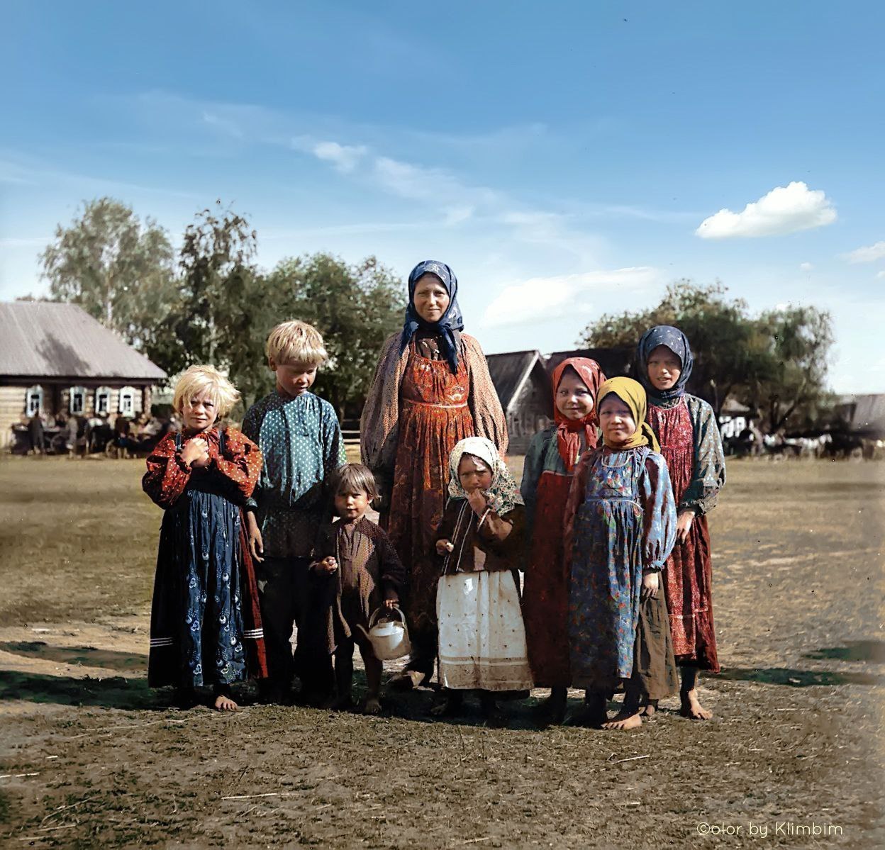 Крестьянские дети. Саратовская губерния, 1906... image preview