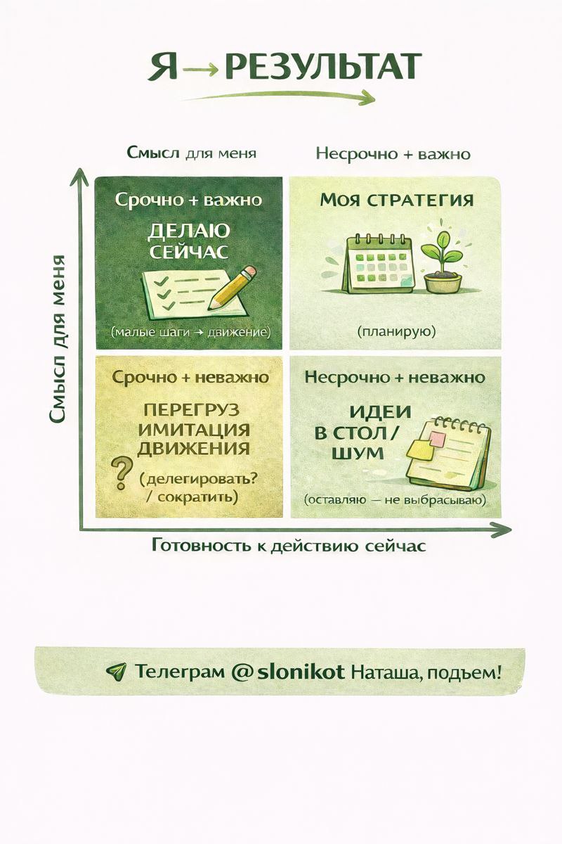 Еще один способ работать с идеями по матрице image preview